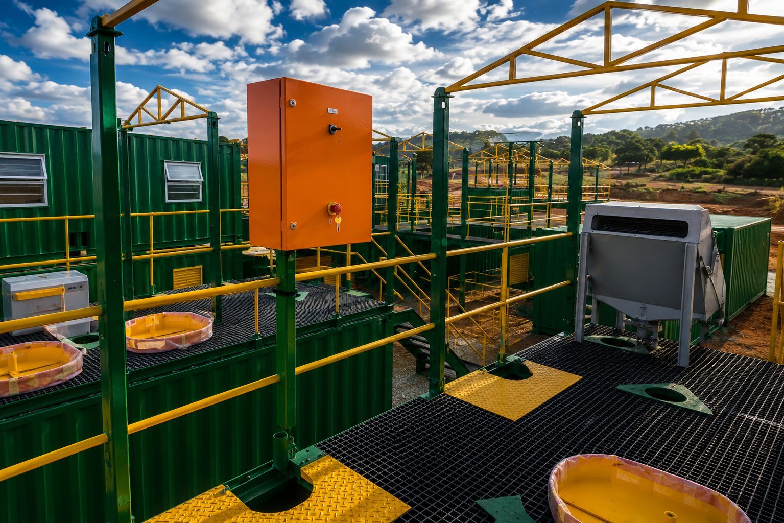 Containerized CIL plant